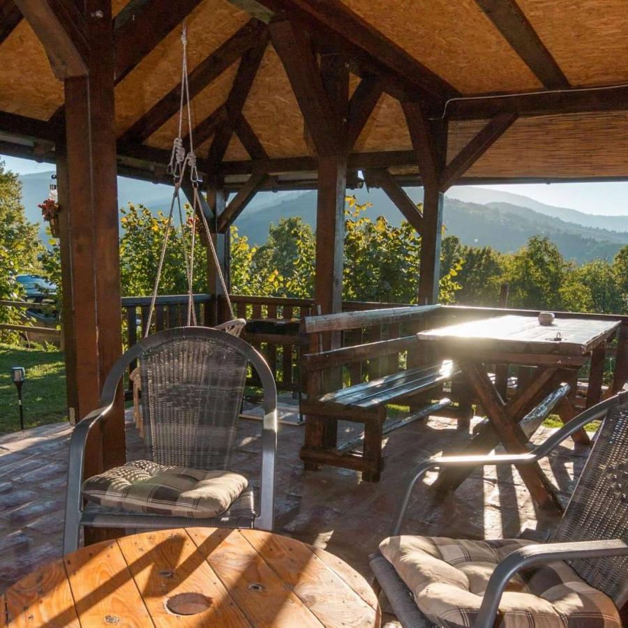 Vila Brvnara Na Bregu Bajina Basta Exteriér fotografie
