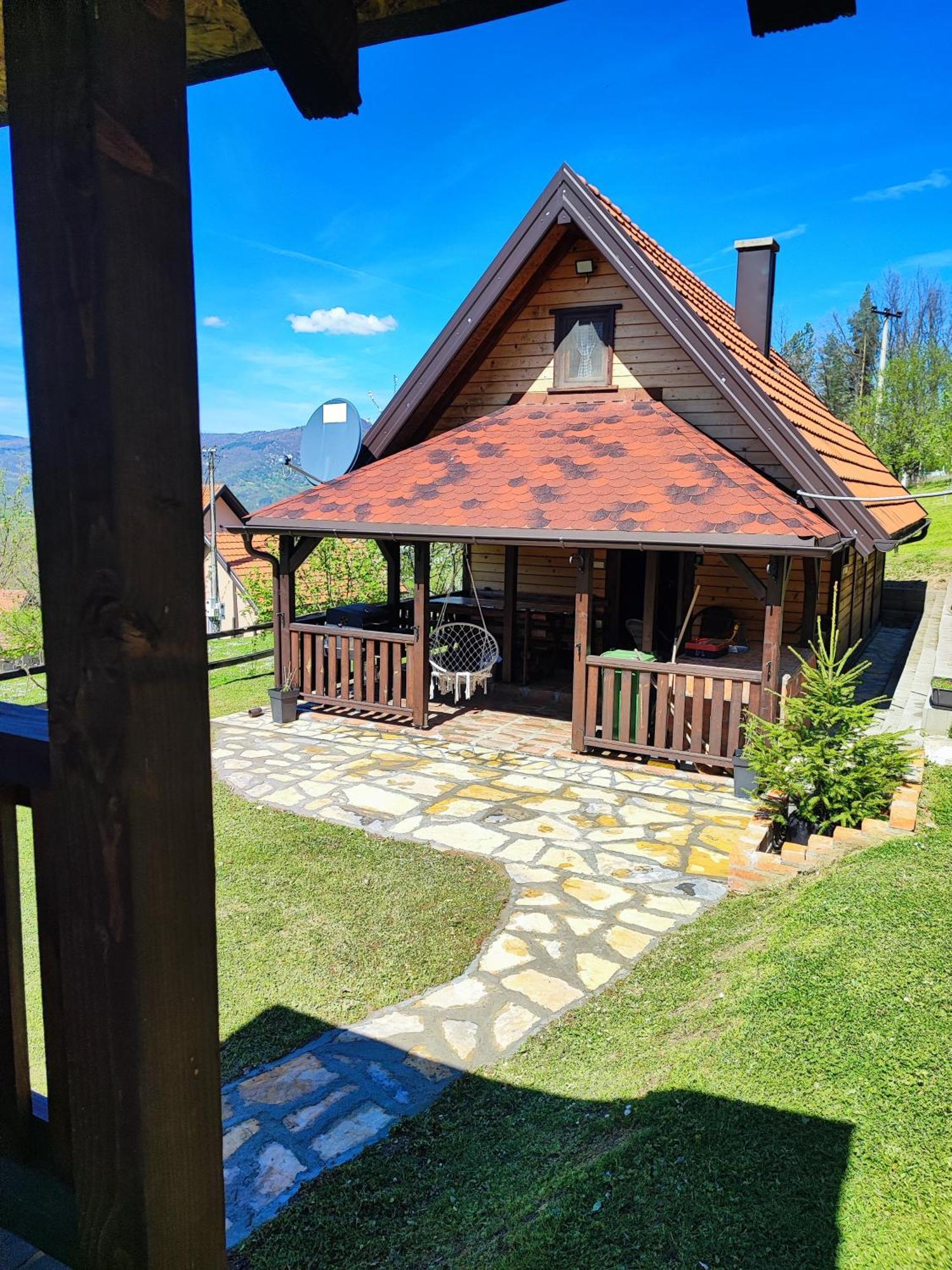Vila Brvnara Na Bregu Bajina Basta Exteriér fotografie