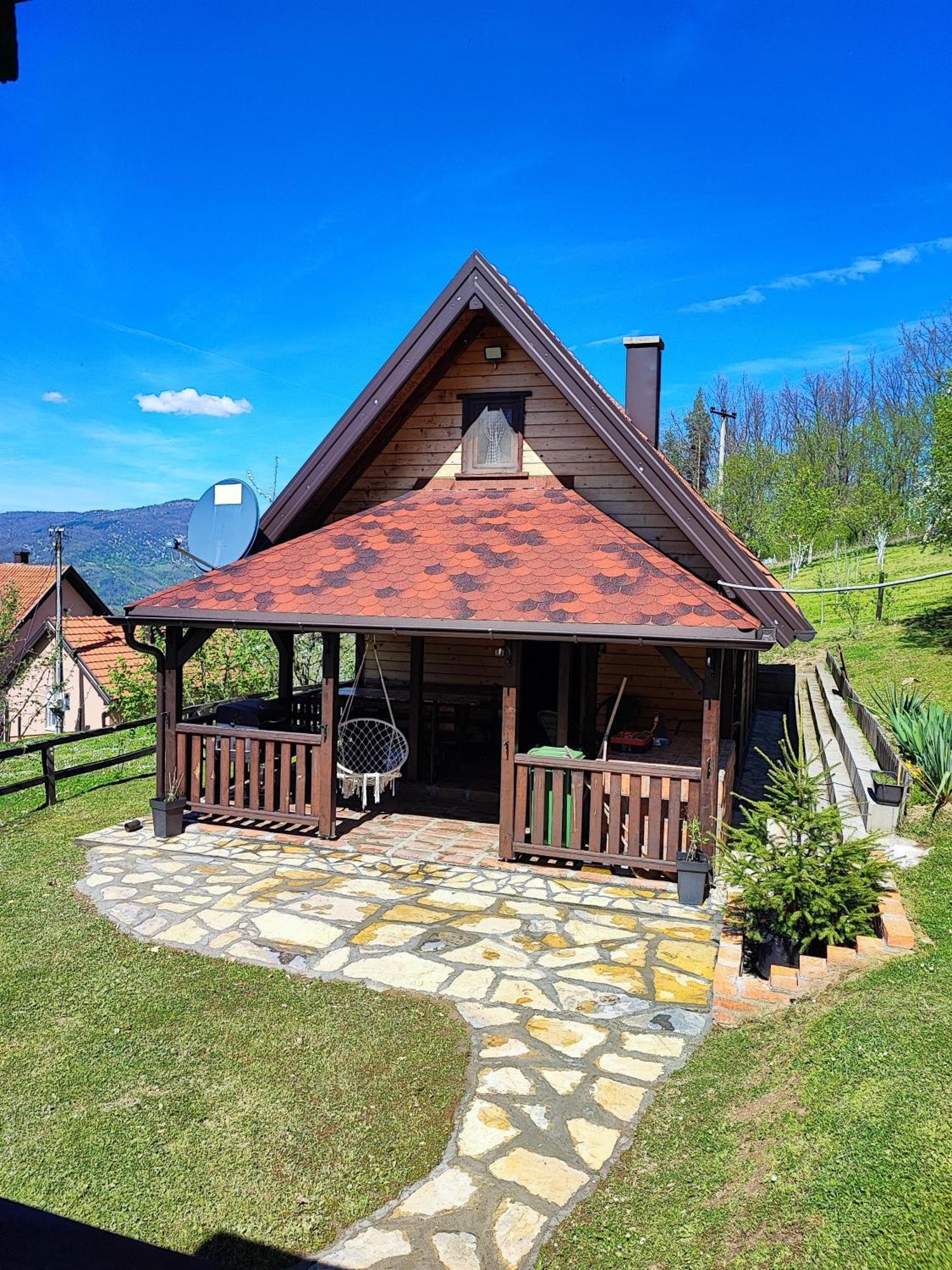 Vila Brvnara Na Bregu Bajina Basta Exteriér fotografie